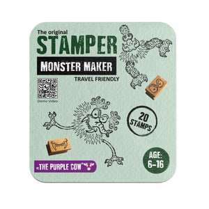 Stamper Travel Tin - Monster Maker - The Purple Cow