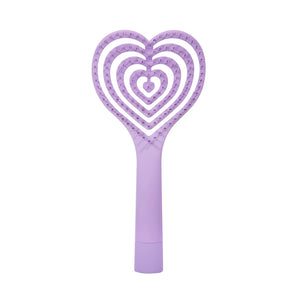 Detangling Hair Brush  - Lilac Heart - IS GIFT