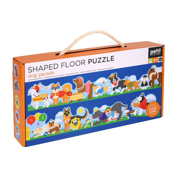 Dog Parade Shaped Floor Puzzle - 30pcs - Petit Collage