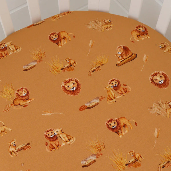 Roar Organic Fitted Cot Sheet - Snuggle Hunny