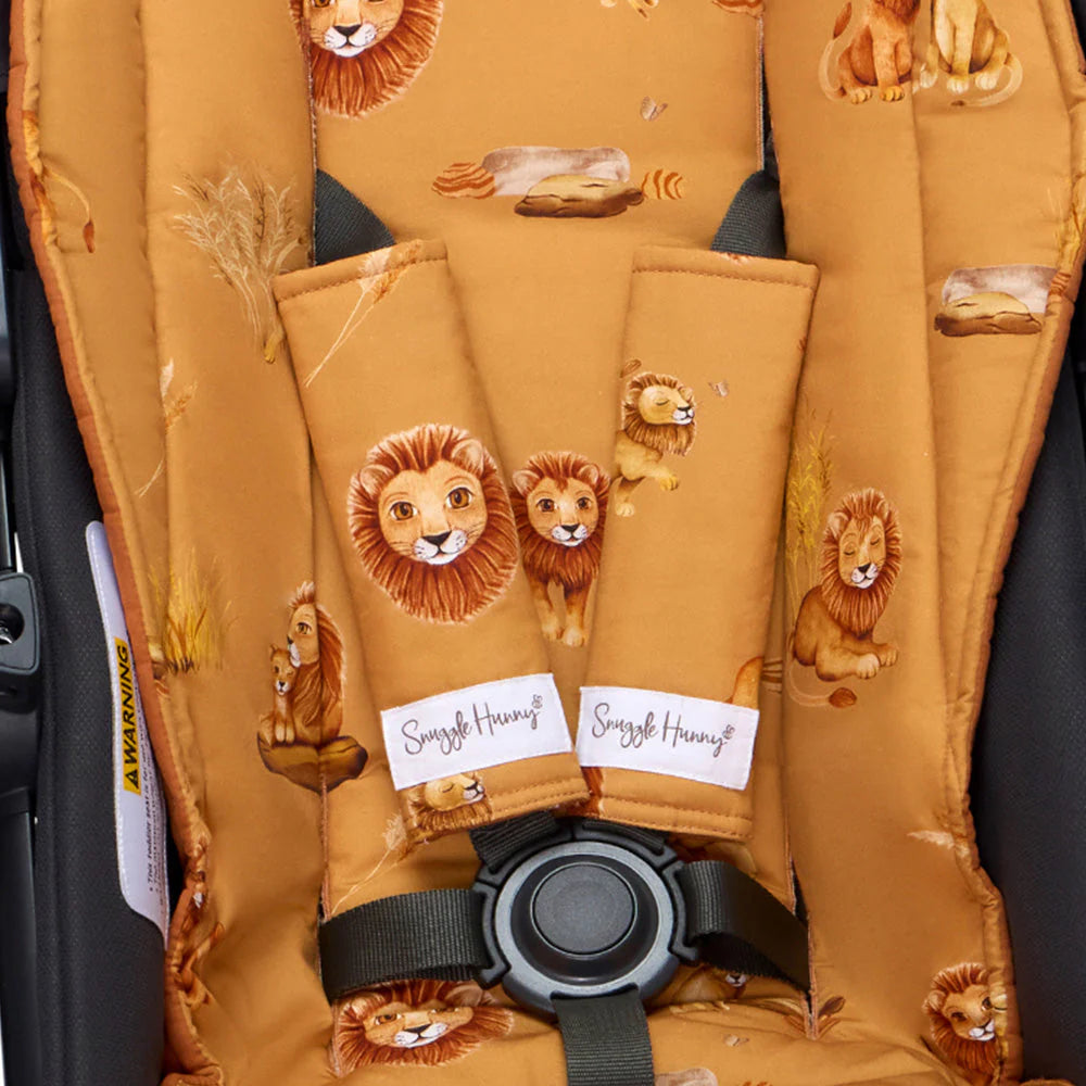 Pram Strap Covers - Roar - Snuggle Hunny