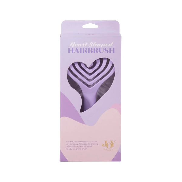 Detangling Hair Brush  - Lilac Heart - IS GIFT
