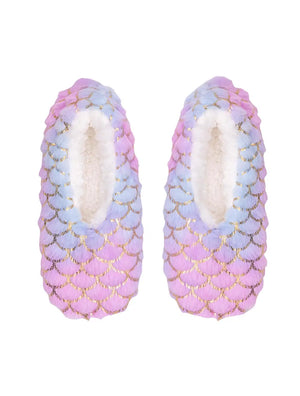 SnuggUps Kids Slippers - Mermaid - Splosh