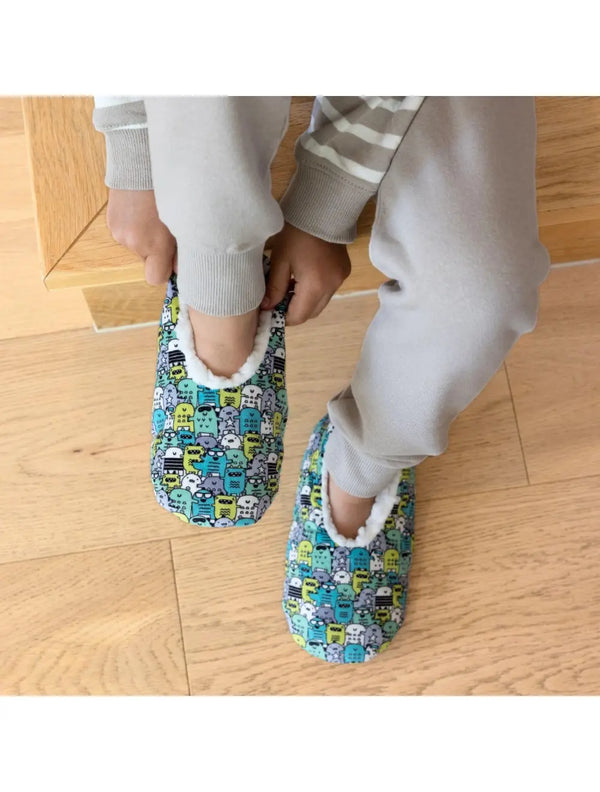 SnuggUps Kids Slippers -  Monster - Splosh