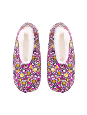 SnuggUps Kids Slippers - Flowers - Splosh