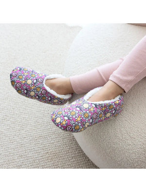 SnuggUps Kids Slippers - Flowers - Splosh
