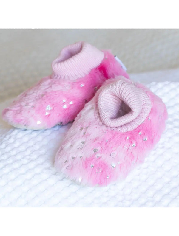 SnuggUps Toddler Slippers - Hearts - Splosh