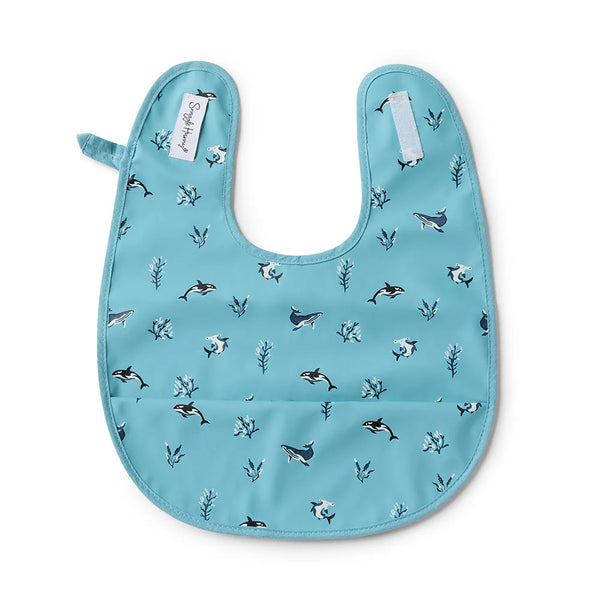 Blue Ocean Snuggle Bib Waterproof - Snuggle Hunny