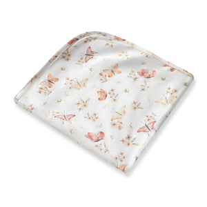 Butterfly Organic Jersey Wrap & Topknot Set - Snuggle Hunny