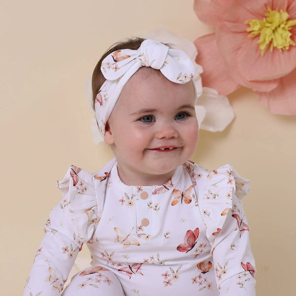 Butterfly Organic Topknot - Snuggle Hunny
