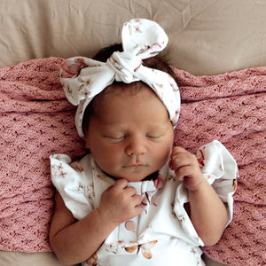 Butterfly Organic Topknot - Snuggle Hunny