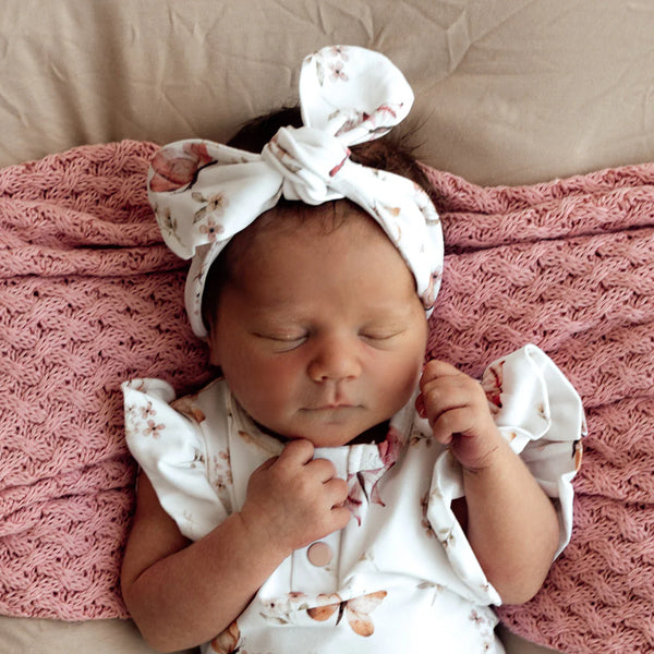 Butterfly Organic Topknot - Snuggle Hunny