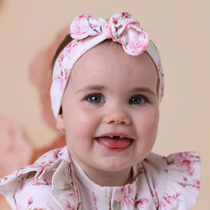Cherry Blossom Organic Topknot - Snuggle Hunny