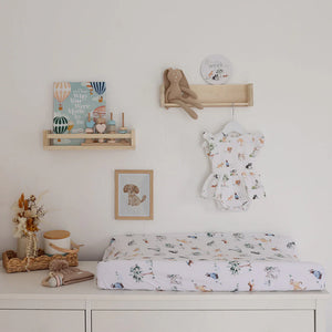 Dog Park Organic Bassinet Sheet / Change Pad Cover - Snuggle Hunny