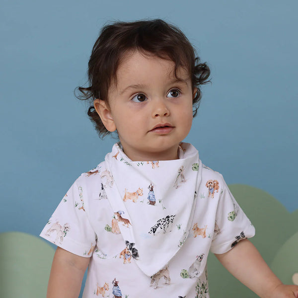 Dog Park Organic Dribble Bib - Snuggle Hunny