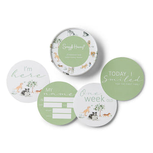 Dog Park & Seedling Reversible Milestone Cards - Snuggle Hunny