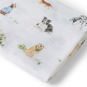 Dog Park Organic Muslin Wrap - Snuggle Hunny