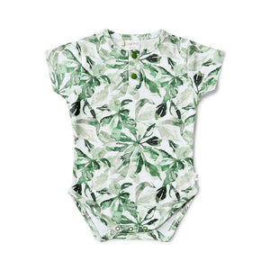 Evergreen Short Sleeve Bodysuit - Snuggle Hunny DISCOUNTED