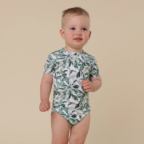 Evergreen Short Sleeve Bodysuit - Snuggle Hunny DISCOUNTED