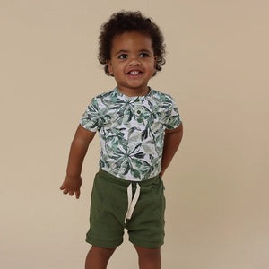 Evergreen Short Sleeve Bodysuit - Snuggle Hunny DISCOUNTED
