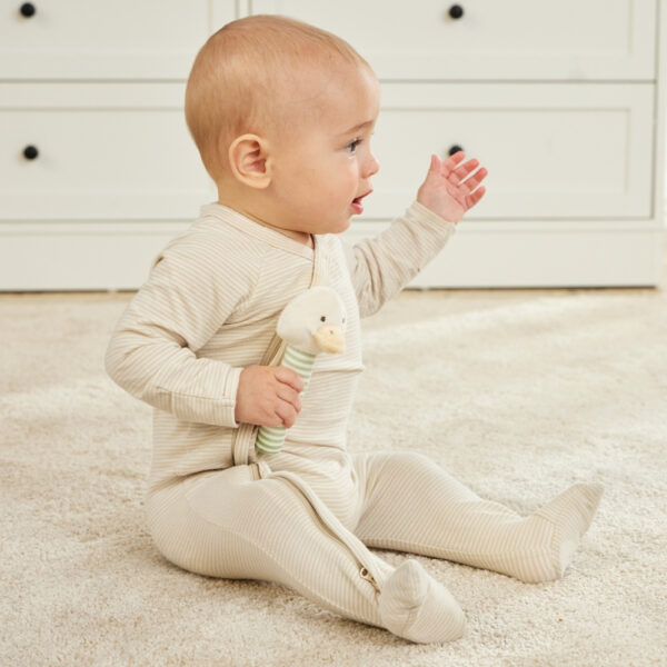 Stripe Duck Rattle - Jiggle & Giggle