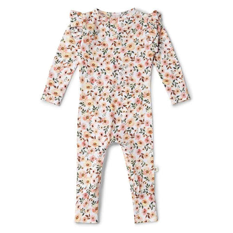 Spring Floral Growsuit - Snuggle Hunny