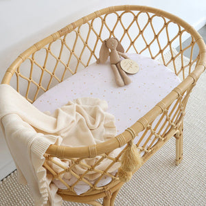 Stardust Organic Bassinet Sheet / Change Pad Cover - Snuggle Hunny