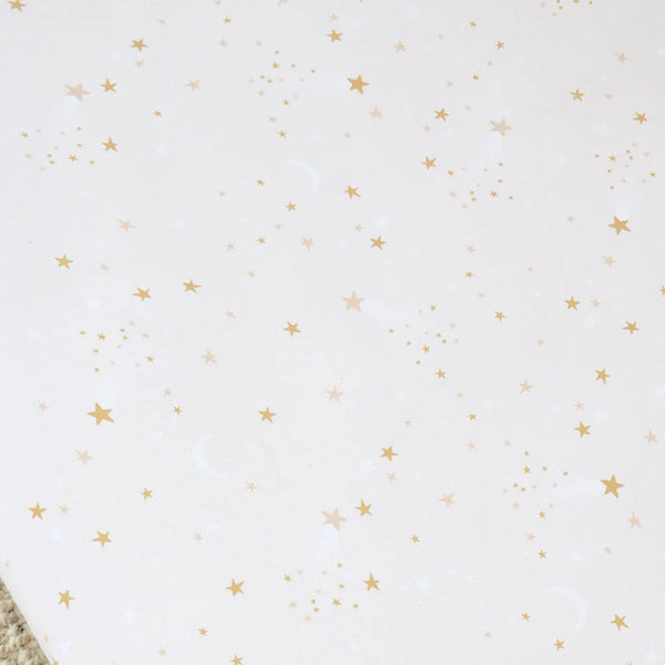 Stardust Organic Bassinet Sheet / Change Pad Cover - Snuggle Hunny