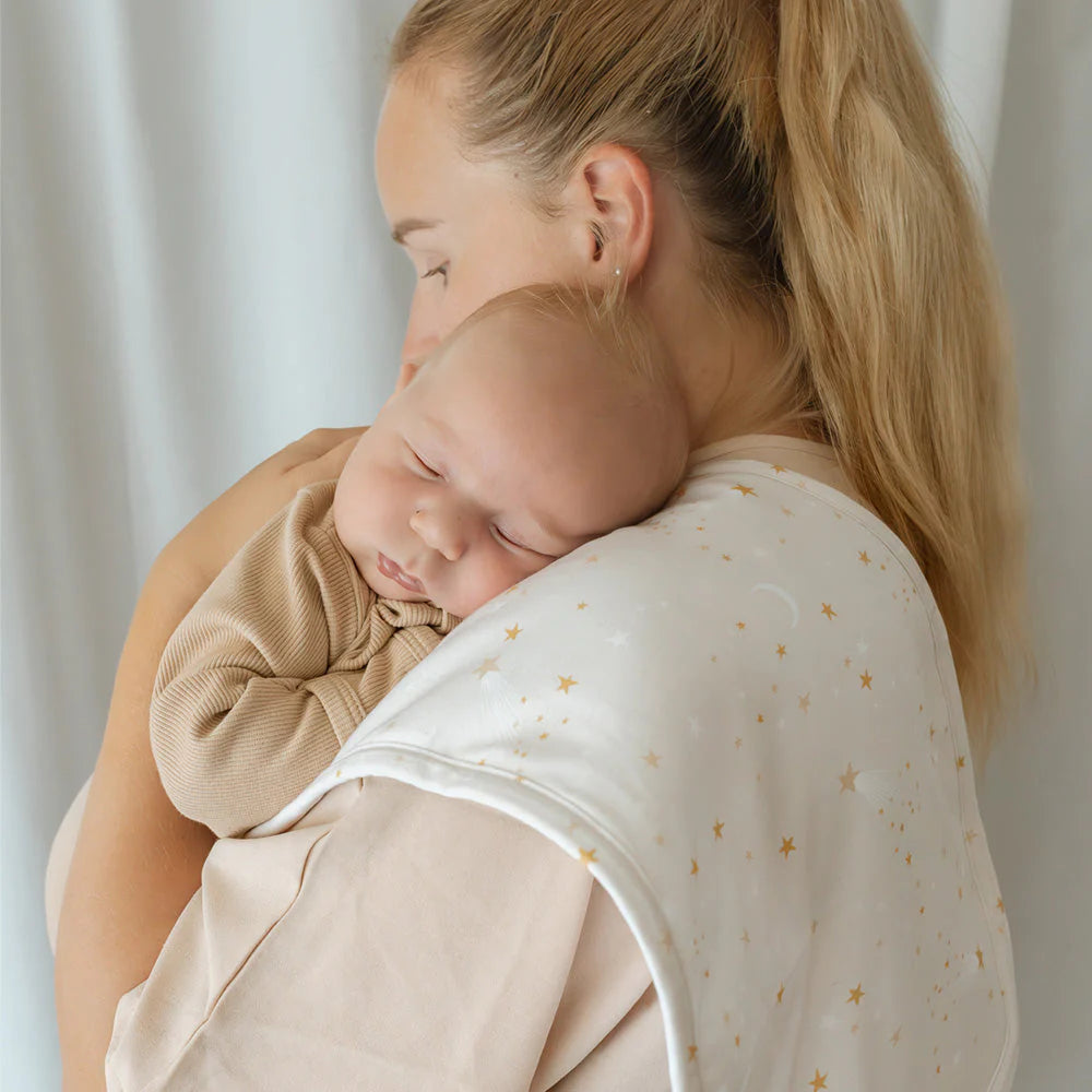 Stardust Organic Cotton Burp Cloth - Snuggle Hunny