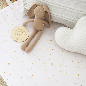 Stardust Organic Fitted Cot Sheet - Snuggle Hunny