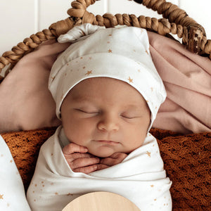 Stardust Organic Knotted Beanie - Snuggle Hunny