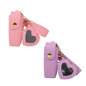 Lipgloss Case with Heart Mirror - IS GIFT