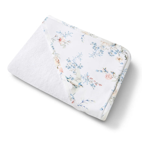 Sweet Swallows Organic Hooded Baby Towel - Snuggle Hunny