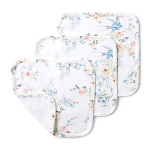 Sweet Swallows Organic Wash Cloths - 3 Pack - Snuggle Hunny