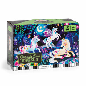 Glow Puzzle Unicorn 100 pieces - Mudpuppy
