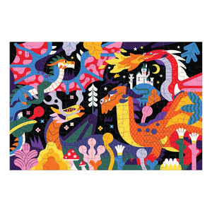 Dragons Glow in the Dark Puzzle - 100pc - Mudpuppy