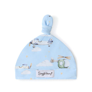 Taking Flight Organic Knotted Beanie - Snuggle Hunny