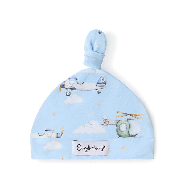 Taking Flight Organic Knotted Beanie - Snuggle Hunny