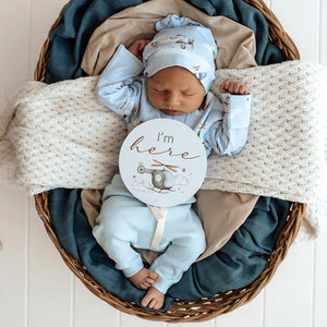 Taking Flight & Pebble Reversible Milestone Cards - Snuggle Hunny