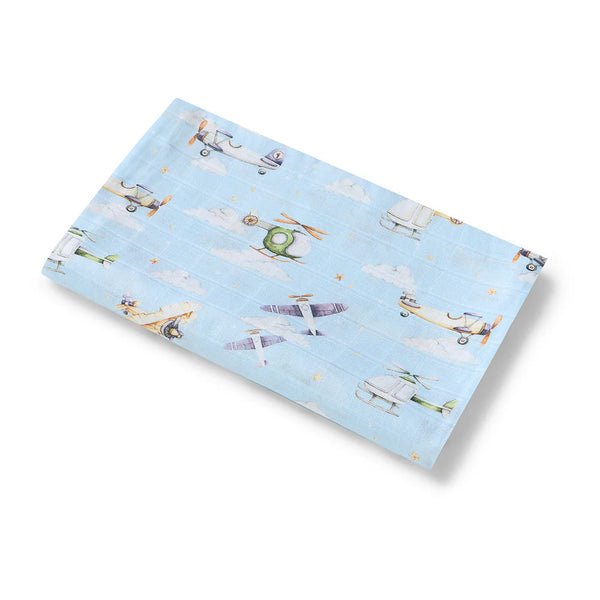 Taking Flight Organic Muslin Wrap - Snuggle Hunny