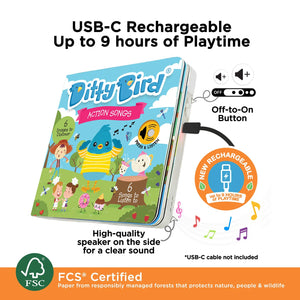 Musical Book - Action Songs - Ditty Bird