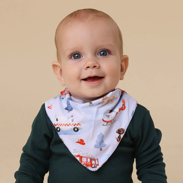 To The Rescue Organic Dribble Bib - Snuggle Hunny