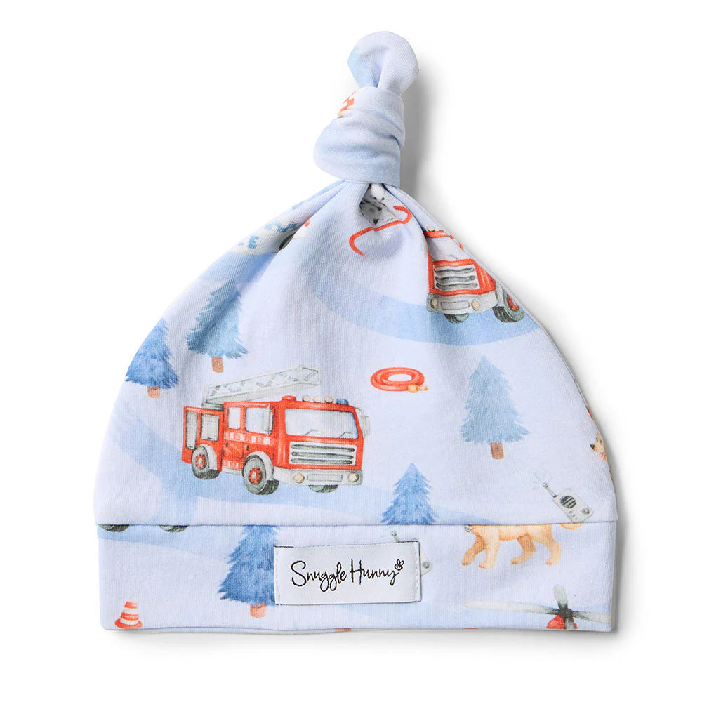 To The Rescue Organic Knotted Beanie - Snuggle Hunny