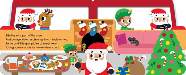 Santa's Sleigh Ride - Shaped Board Book