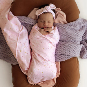 Twinkle Organic Muslin Wrap - Snuggle Hunny