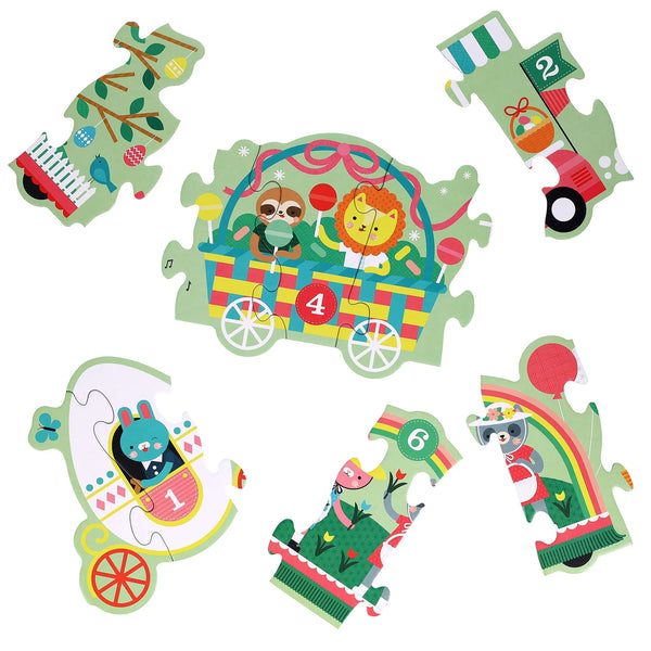 Easter Parade Shaped Floor Puzzle - 30pc - Petit College