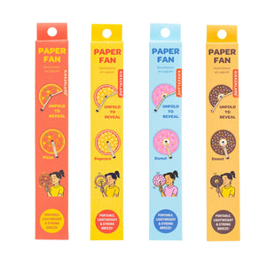 Paper Fans - Food Theme - IS Gift