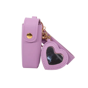 Lipgloss Case with Heart Mirror - IS GIFT