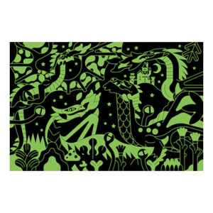 Dragons Glow in the Dark Puzzle - 100pc - Mudpuppy
