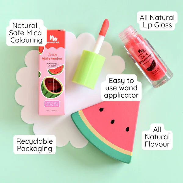 Natural Kids Lip Gloss Wand - Watermelon - No Nasties